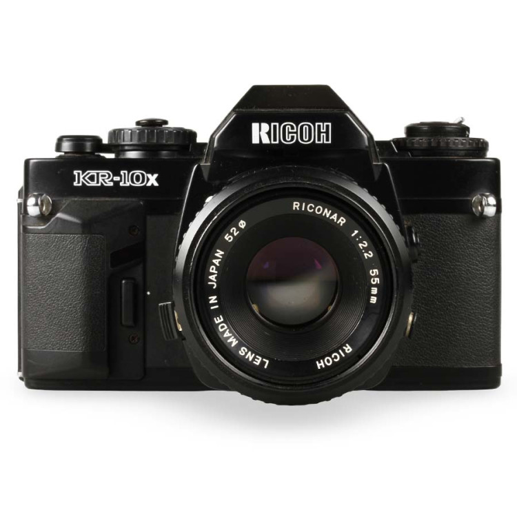 Câmera analógica Ricoh XR-10x com lente 55mm f2.2 - USADO