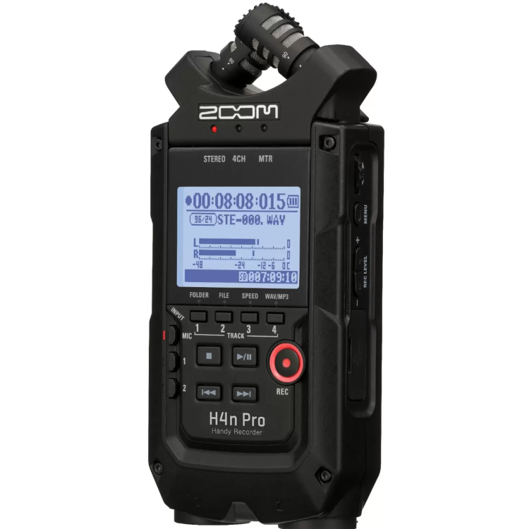 Gravador digital de áudio Zoom H4n Pro Black