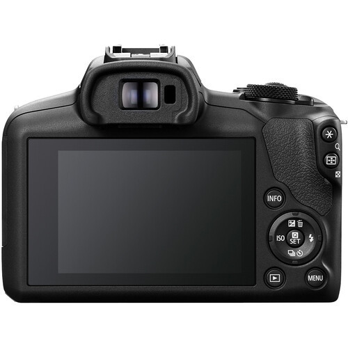 Câmera mirrorless Canon EOS R100 com RF-S 18-45mm + RF-S 55-210mm