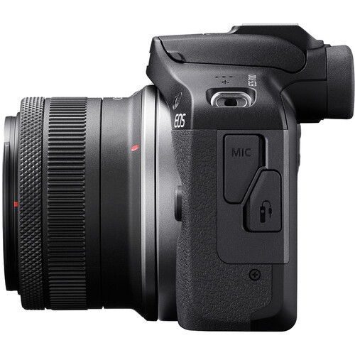 Câmera mirrorless Canon EOS R100 com RF-S 18-45mm + RF-S 55-210mm
