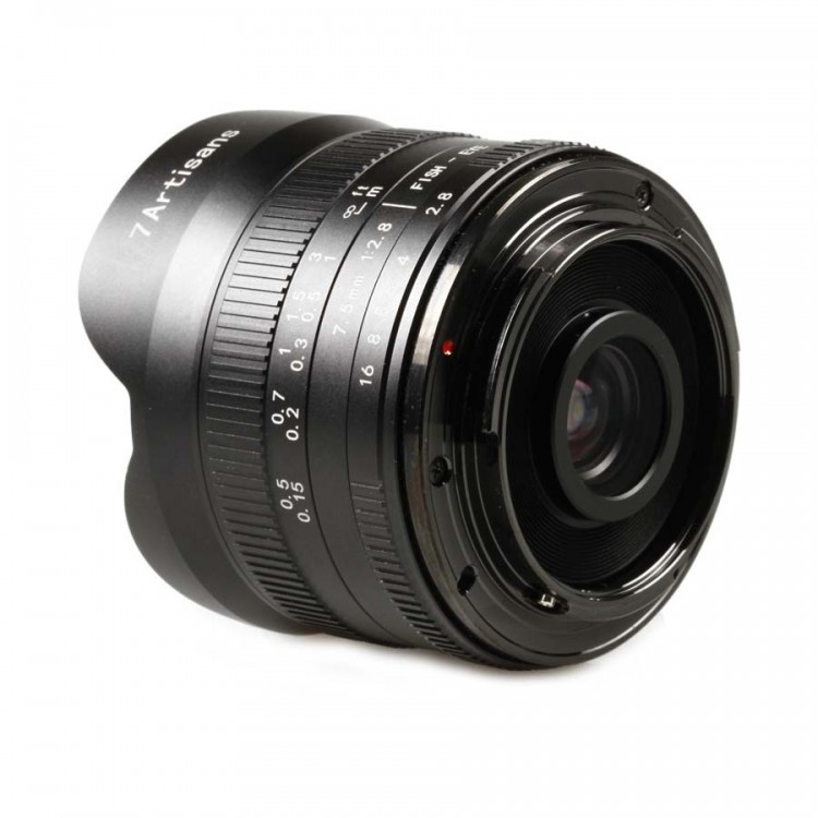Objetiva 7artisans Photoelectric 7.5mm f2.8 II Fisheye (Canon EF-M) - USADO
