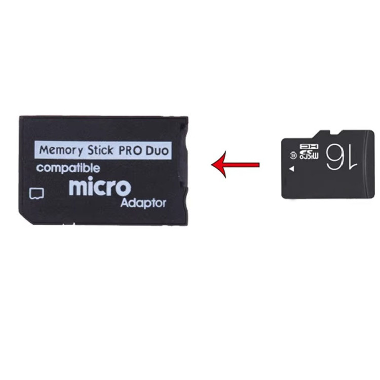 Adaptador de cartão de memória - microSD em Memory Stick Pro Duo