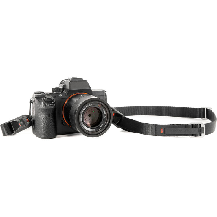 Alça de pescoço Peak Design Leash L-BL-3 com sistema de liberação rápida (PRETO)