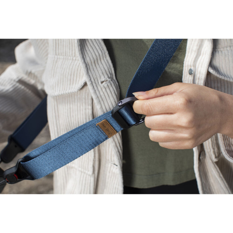 Alça de pescoço Peak Design Slide Lite SLL-MN-3 com sistema de liberação rápida (AZUL)