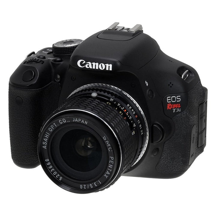 Adaptador Fotodiox FOPKEOS (Lente Pentax K em Canon EF-S)