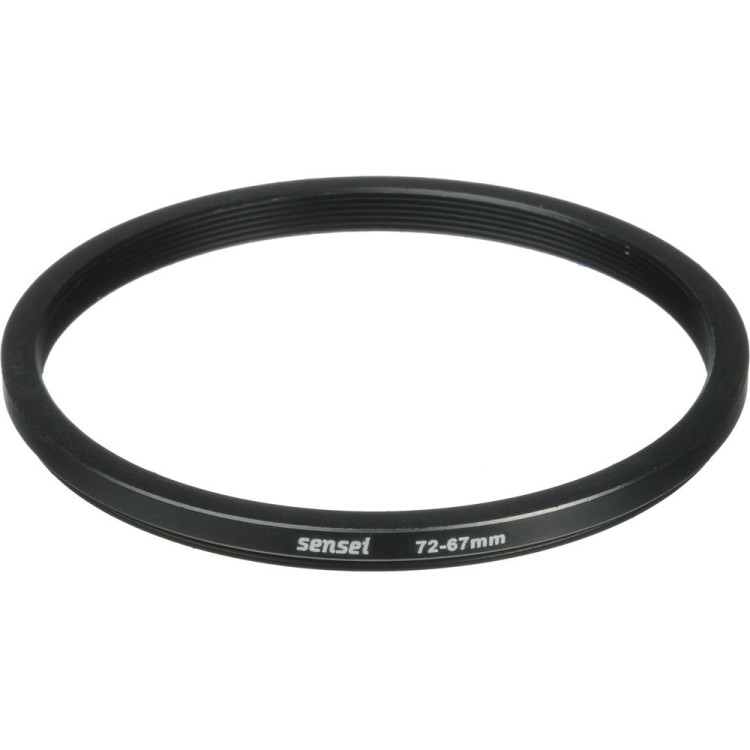Anel adaptador Step-Down Sensei 72-67mm para filtro de lente