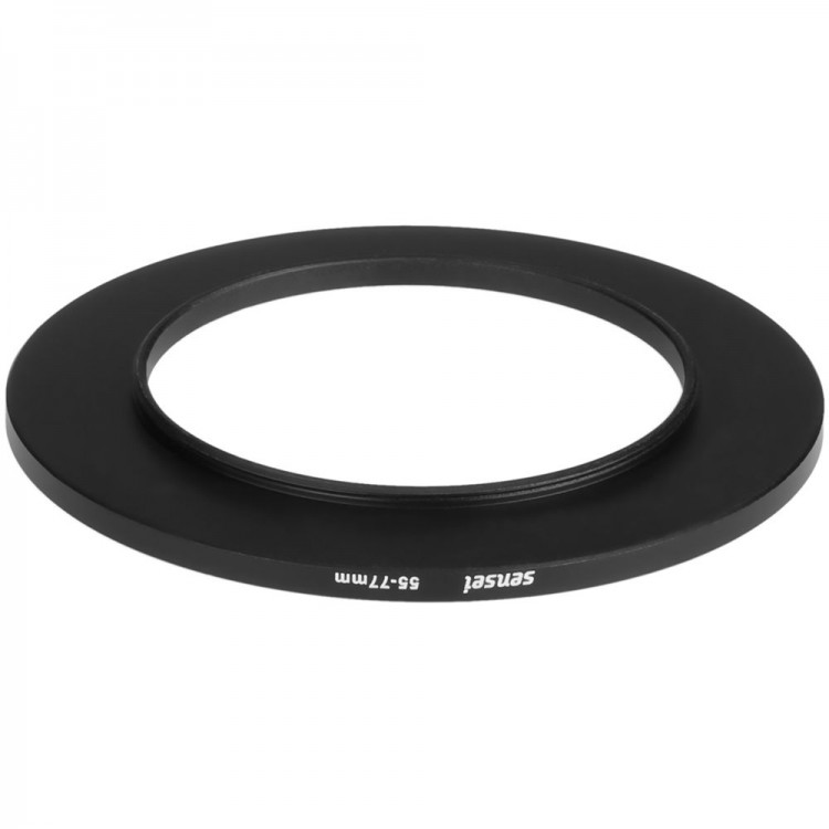 Anel adaptador Step-Up Sensei 55-77mm para filtro de lente