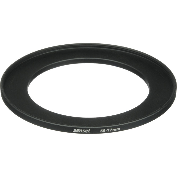 Anel adaptador Step-Up Sensei 58-77mm para filtro de lente