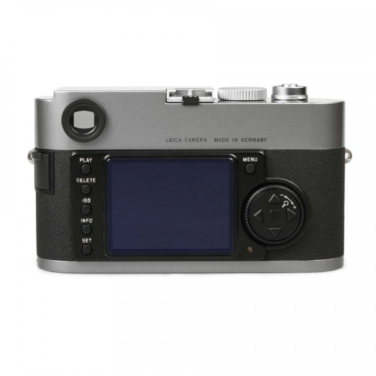 Câmera digital rangefinder Leica M9 (Steel Gray) - USADA