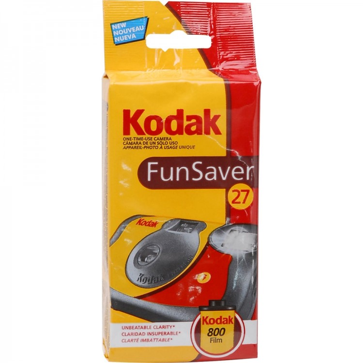 Câmera analógica 35mm descartável Kodak FunSaver