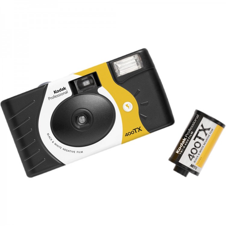 Câmera analógica descartável Kodak TRI-X 400TX Black & White