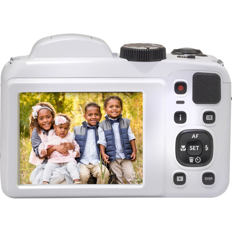 Câmera Kodak PIXPRO AZ255 com zoom óptico de 25x (BRANCO)