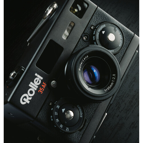 Câmera analógica 35mm Rollei 35AF (Preto)