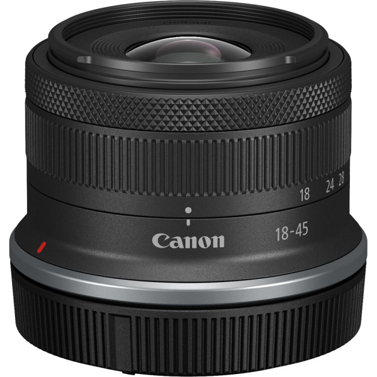 Câmera mirrorless Canon EOS R10 com lente RF-S 18-45mm IS STM