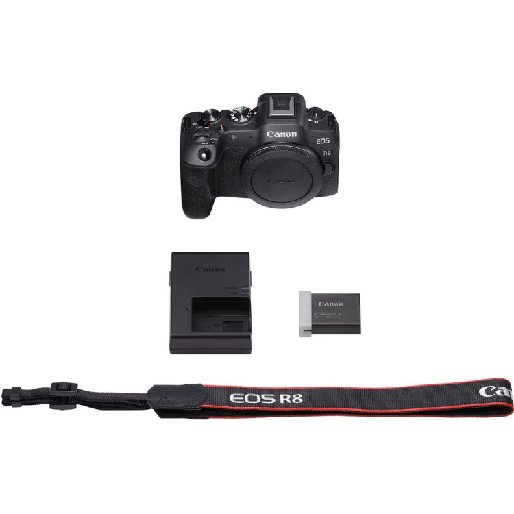 Câmera mirrorless Canon EOS R8 CORPO Fullframe Vídeo 4K