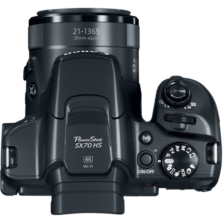 Câmera superzoom Canon PowerShot SX70 HS com zoom óptico de 65x