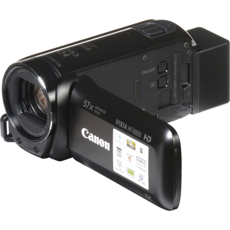 Câmera filmadora Canon VIXIA HF R800 - 57x Zoom óptico