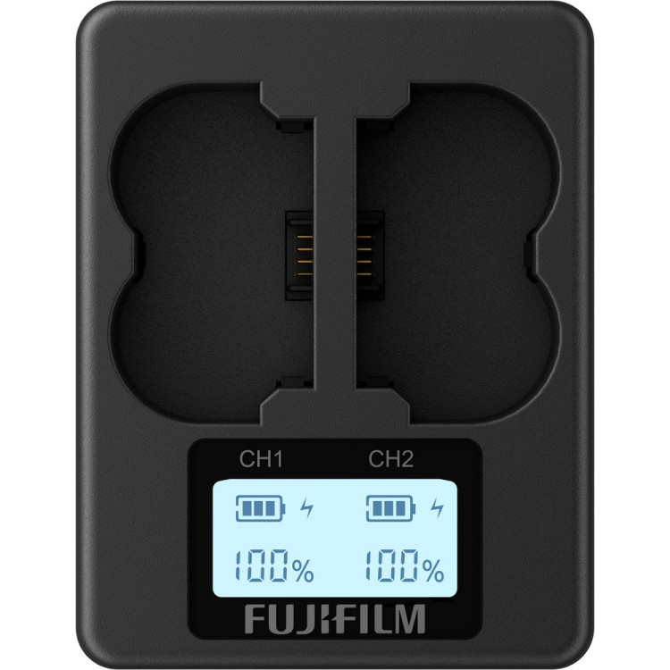 Carregador de bateria duplo Fujifilm BC-W235 para NP-W235