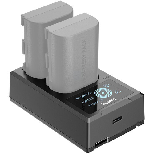 Carregador duplo SmallRig 4084 para baterias LP-E6NH