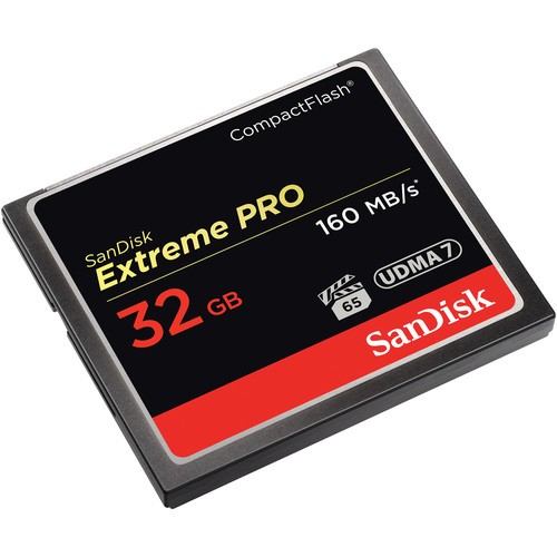 Cartão Compact Flash Sandisk Extreme PRO 32GB - 160MB/s