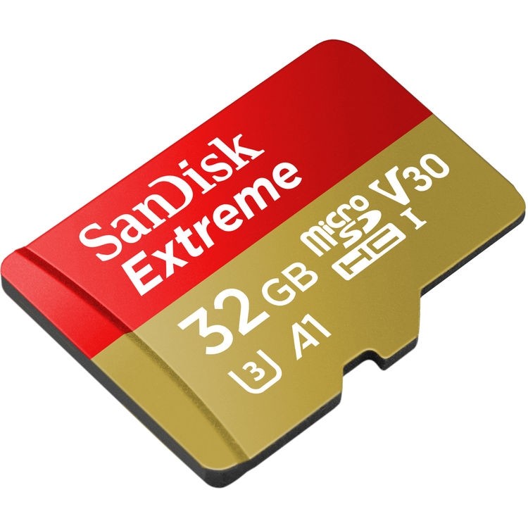 Cartão microSDHC Sandisk Extreme UHS-I 32GB - 100MB/s (V30)