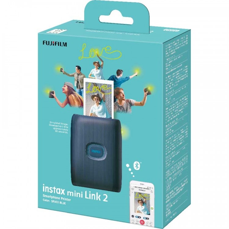 Impressora para Smartphone Fujifilm instax mini Link 2 - Space Blue