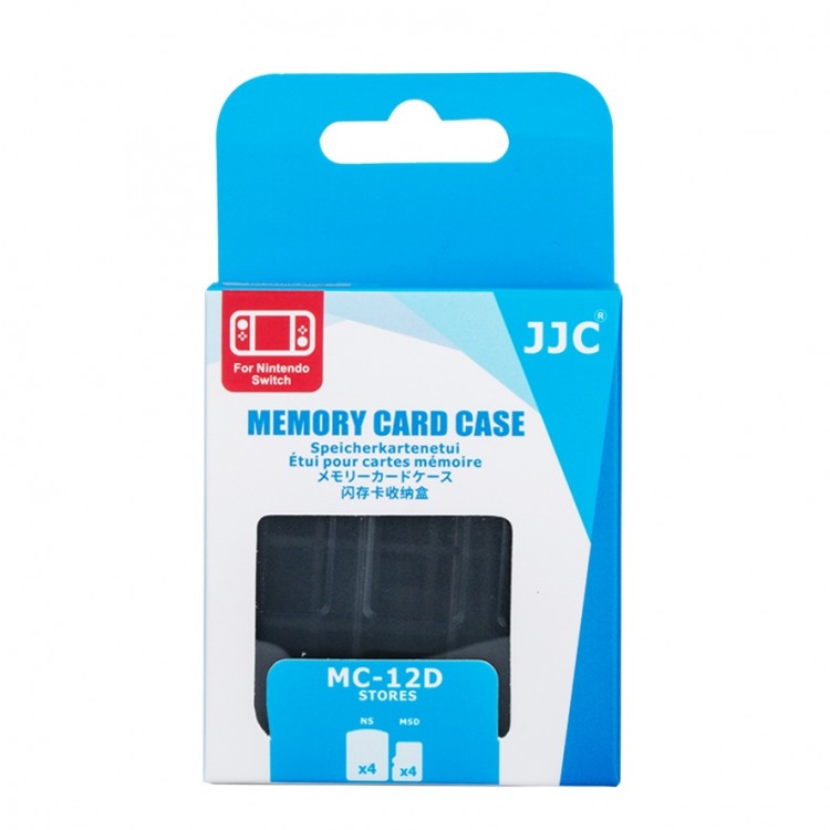 Estojo rígido JJC MC-12D para cartucho de Nintendo Switch e cartão microSD