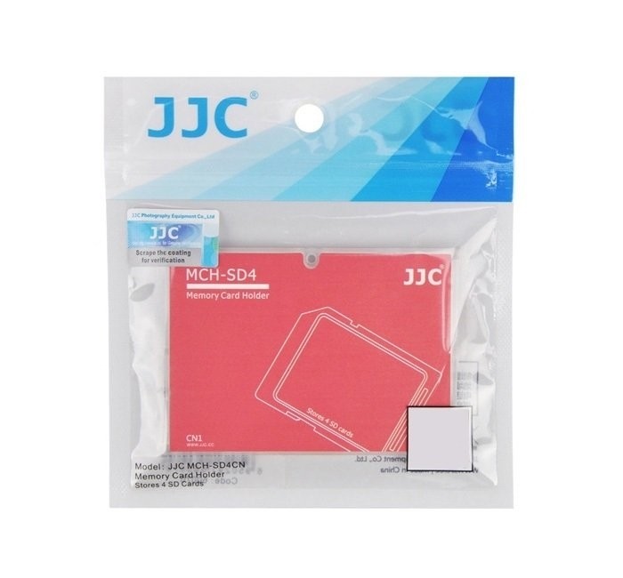 Estojo JJC MCH-SD4CN para cartão de memória - acomoda 4 cartões SD