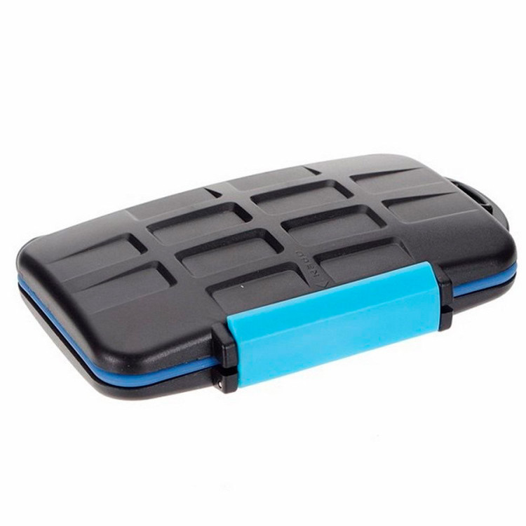 Estojo rígido Backpacker LE-1 para cartão de memória - acomoda 8 cartões SD e 4 cartões CF