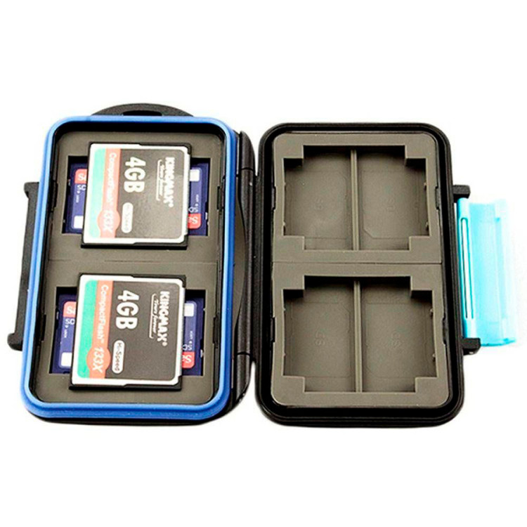 Estojo rígido Backpacker LE-1 para cartão de memória - acomoda 8 cartões SD e 4 cartões CF