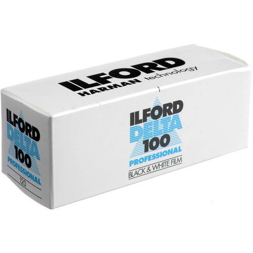Filme fotográfico 120 Ilford Delta ISO 100 Preto e Branco