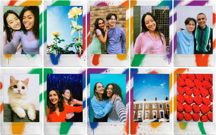 Filme instantâneo Fujifilm instax mini Spray Art (10 fotos)