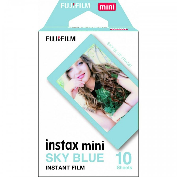 Filme Instantâneo Fujifilm Instax Mini Sky Blue (10 fotos)