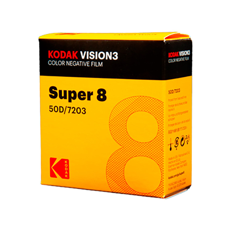 Filme Super 8 Kodak VISION3 50D/7203 ISO 50 (15 metros)