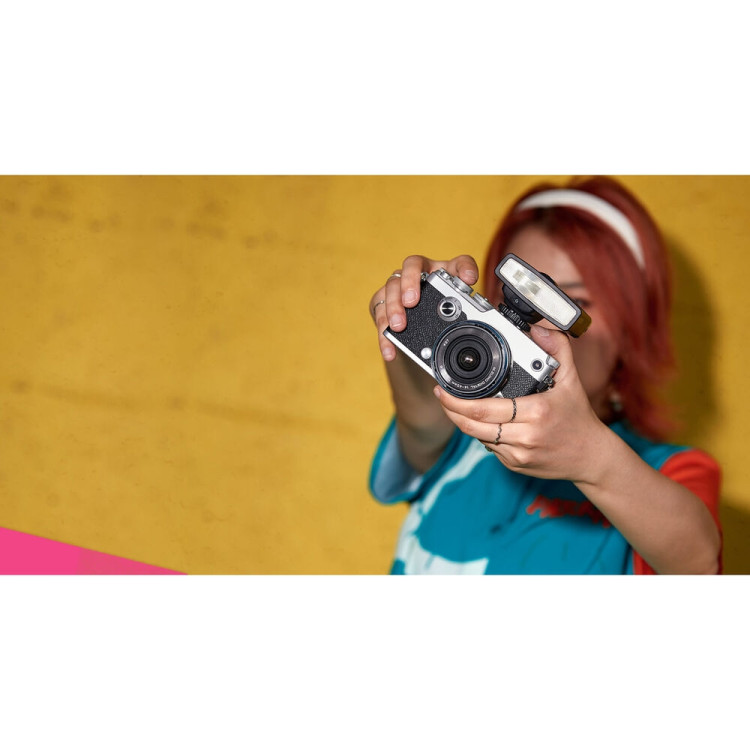 Flash retrô Godox Lux Junior para câmeras fotográficas