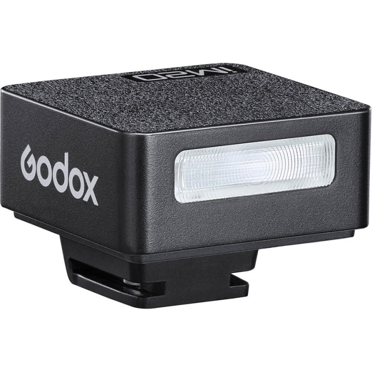 Flash retrô compacto Godox iM20 para câmeras fotográficas