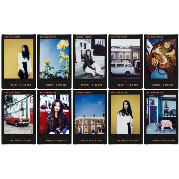 Filme Instantâneo Fujifilm instax mini Contact Sheet (10 fotos)