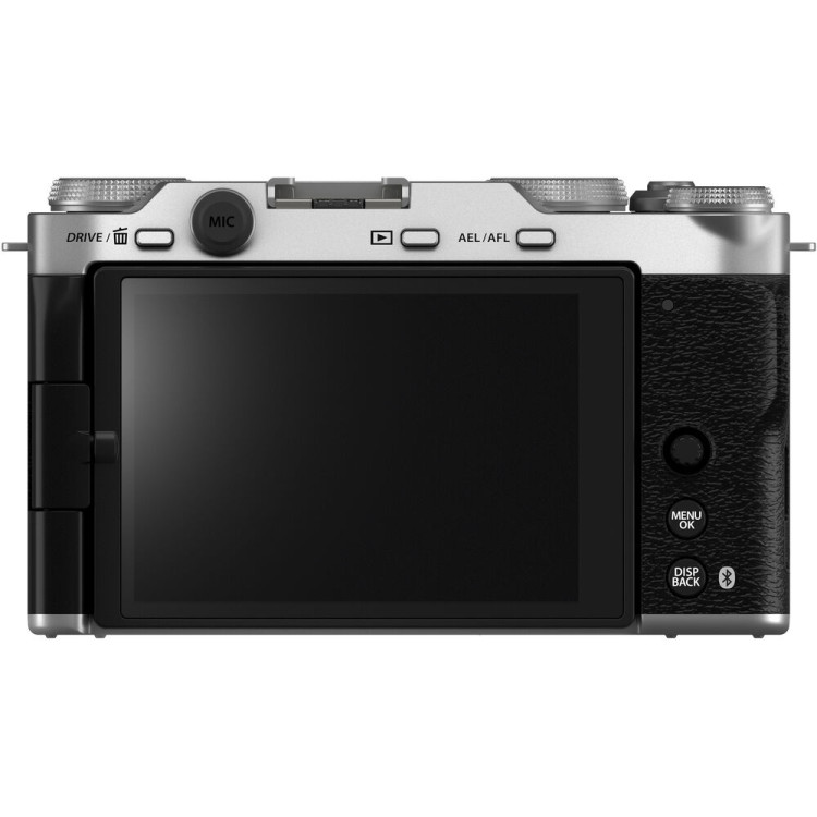 Câmera mirrorless Fujifilm X-M5 com lente 15-45mm (PRATA)