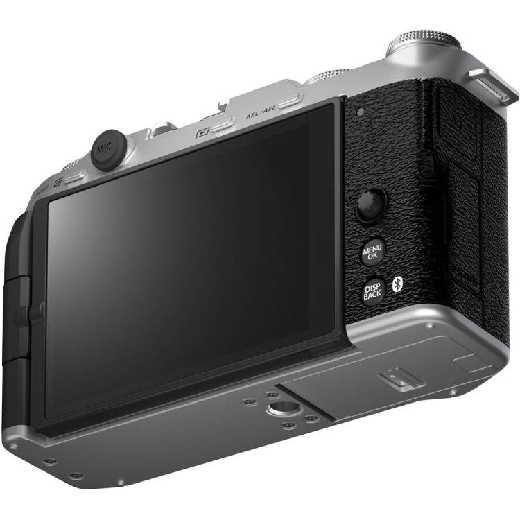 Câmera mirrorless Fujifilm X-M5 com lente 15-45mm (PRATA)