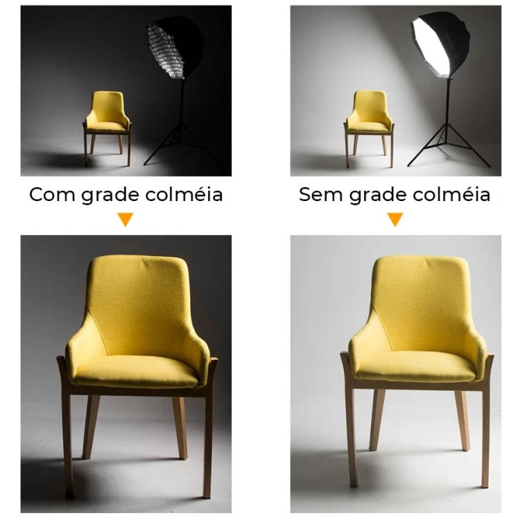 Grade colméia Greika GRID-GKS 65 cm para softbox (não acompanha softbox)