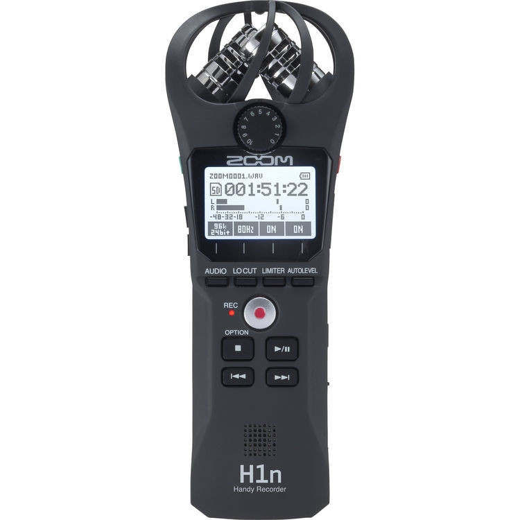 Gravador digital de áudio Zoom H1n