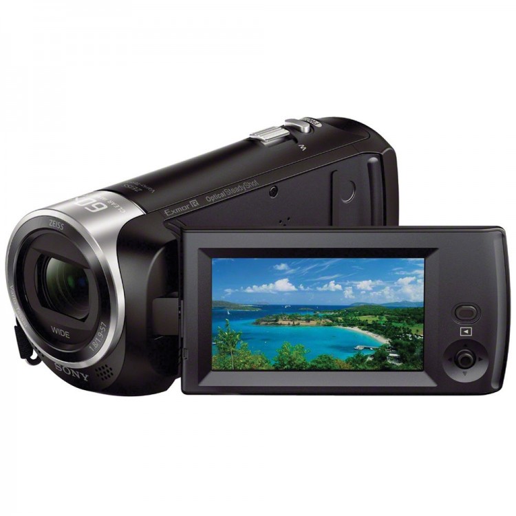 Câmera filmadora Sony HDR-CX405 com 30x zoom óptico