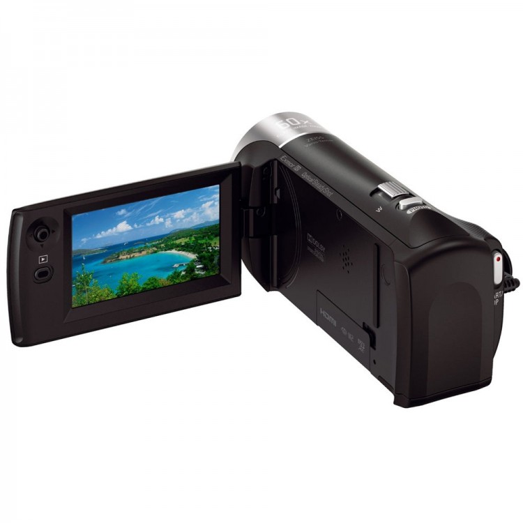 Câmera filmadora Sony HDR-CX405 com 30x zoom óptico