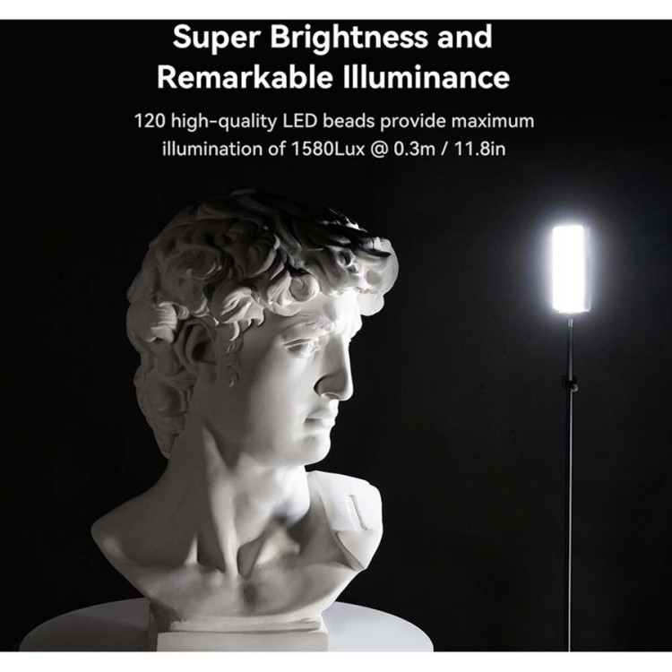 Iluminador de LED RGB compacto SmallRig RM120
