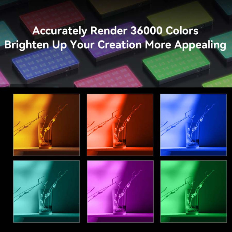 Iluminador de LED RGB compacto SmallRig RM120