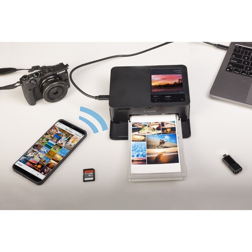 Impressora fotográfica portátil Canon SELPHY CP1500 com WiFI (PRETO)