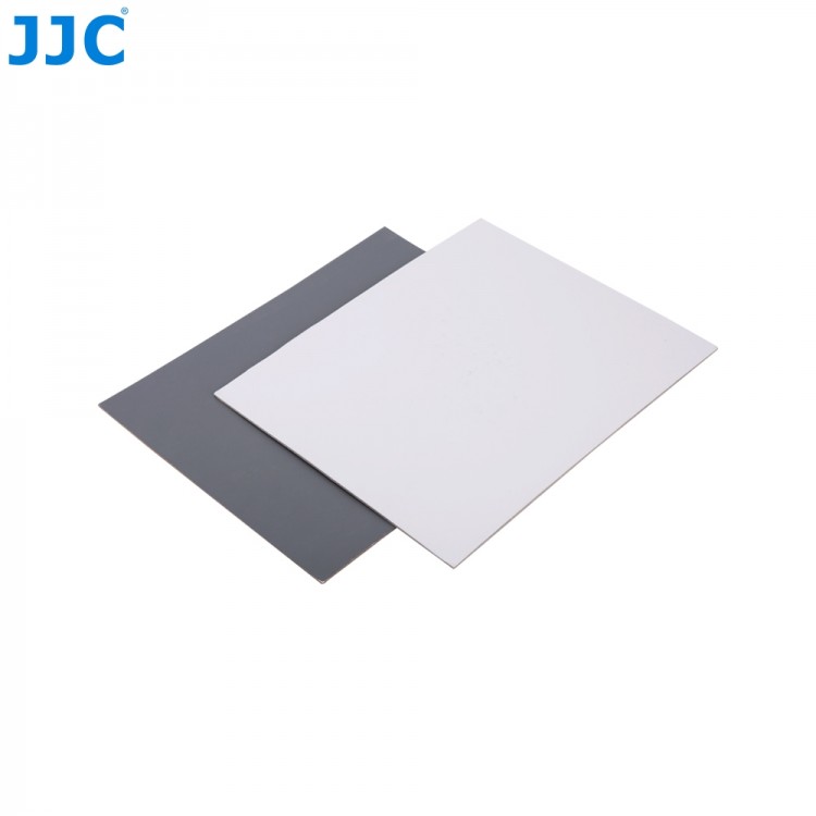 Cartão cinza e balanço de branco JJC GC-1 25 x 20 cm