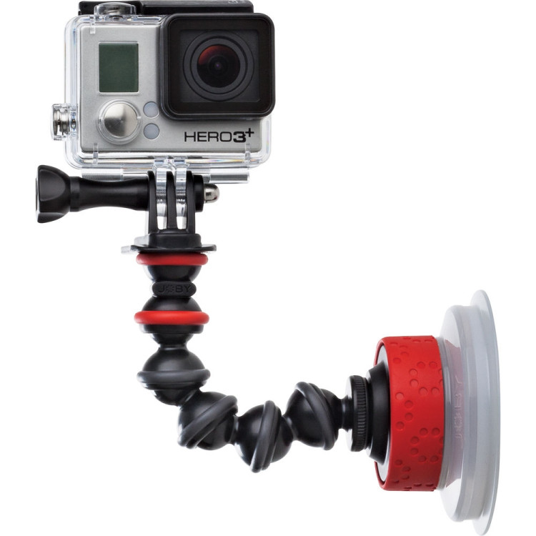 Ventosa com braço flexível Joby GorillaPod para câmeras de ação JB01329-BWW