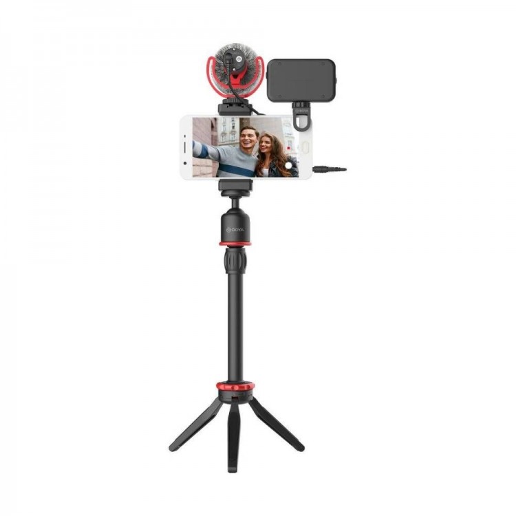 Kit de acessórios Boya BY-VG350 para gravação de vídeo em smartphone