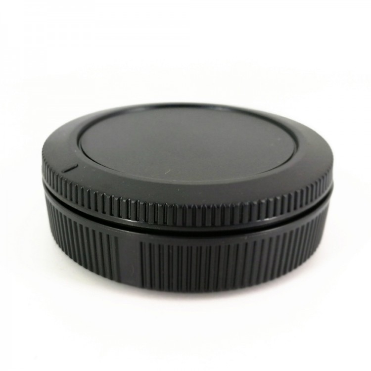 Kit com tampas de proteção (traseira da lente + corpo da câmera) para Canon EOS RF / RF-S